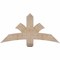 Ekena Millwork Davenport Smooth Timber Gable Bracket, Douglas Fir, 48"W x 24"H x 3 1/2"D x 5 1/2"F, 12/12 Pitch GBW048X24X0406DAV00SDF - alternate 1